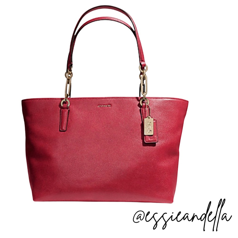 Coach Madison East West Leather Tote
